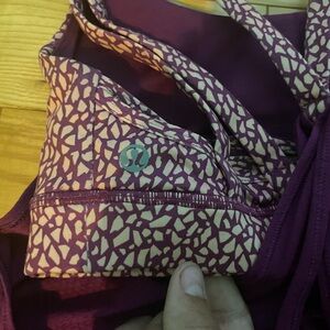 Lululemon Purple tank with built in bra
